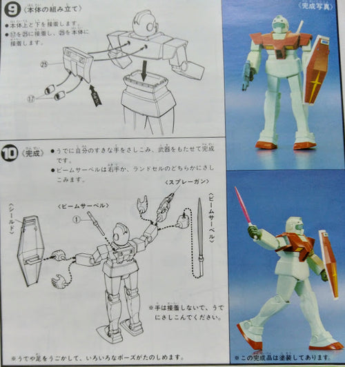Bandai Gundam 0079 - 1/100 EFSF Mobile Suit GM RGM-79 Origin color model kit
