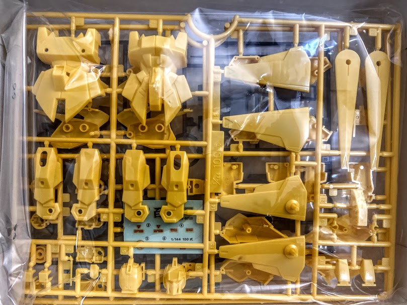 Bandai Z Gundam 1/144 Mobile Suit AEUG Shiki MSN-00100 classic model kit