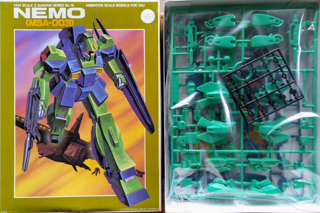 Bandai Z Gundam 1/144 - Mobile Suit MSA-003 Nemo classic model kit
