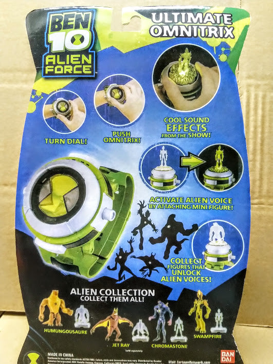 Bandai Ben 10 Alien Force - Ultimate Omnitrix Light & Sound Active Alien Voice