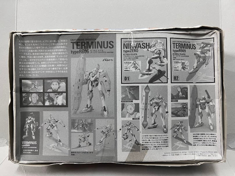 Bandai Eureka seven terminus TypeR606 Robot Action model kit (box is wear)