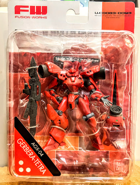 Bandai FW Fusion Works Gundam action figure - 0083 AGX-04 Gerbera-Tetra