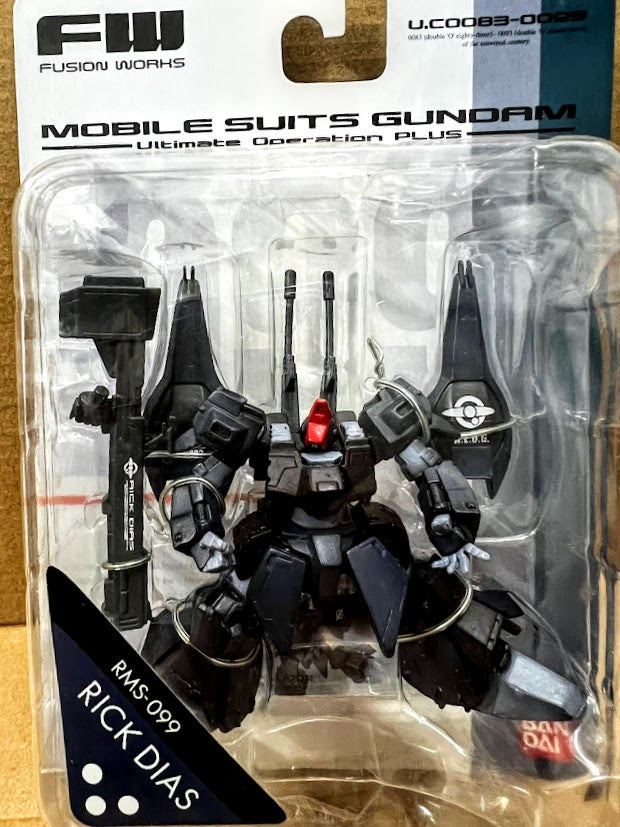 Bandai FW Fusion Works Gundam action figure - RMS-099 Rick Dias Mobile suit
