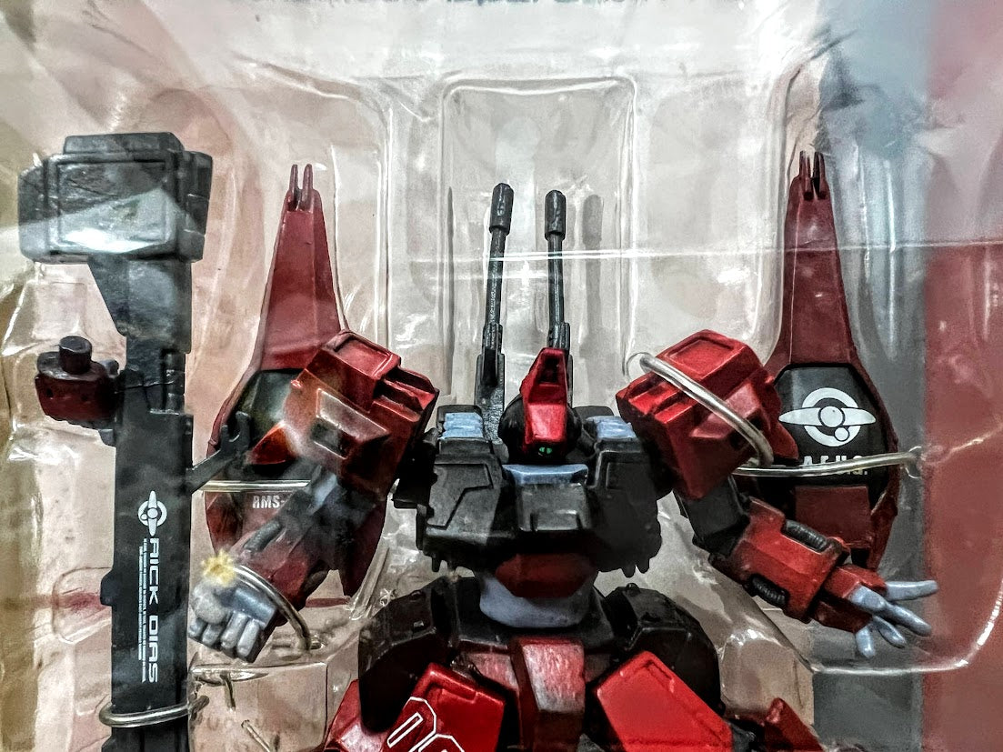 Bandai FW Fusion Works Gundam action figure - RMS-099 Rick Dias Mobile suit Red