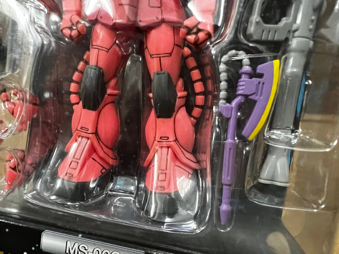 Bandai Gundam 0079 MIA action figure Zeon's MS-06S Char's Zaku II weapon box set