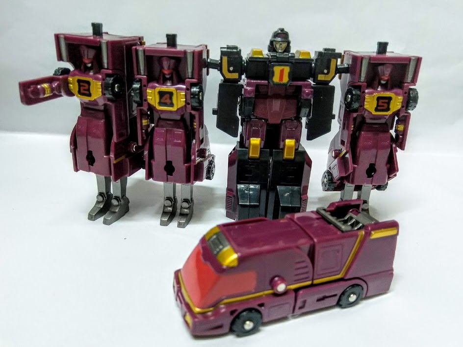 Bandai MRR Machine Robo Rescue 09 BL FIRE Transform figure マシンロボレスキュー