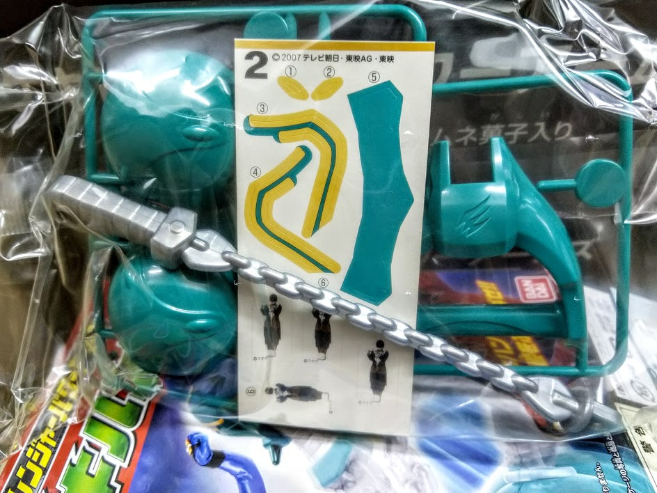 Power rangers Jungle fury mini candy toys weapon set 3 boxes toys and model kit