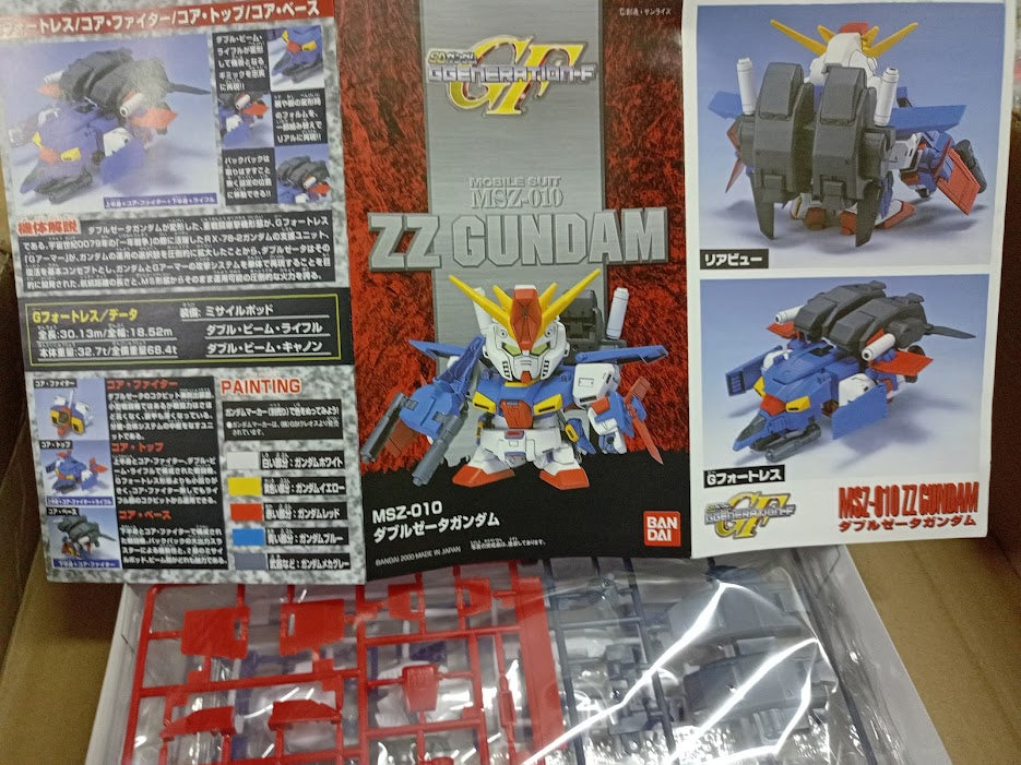 Bandai SD ZZ Gundam New Type use Mobile suit MSZ-010 model kit
