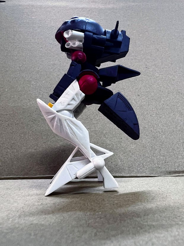 Bandai Turn A Gundam, Wodom, Flat MS gashapon figures 9cm 3.5inches 1999 rare