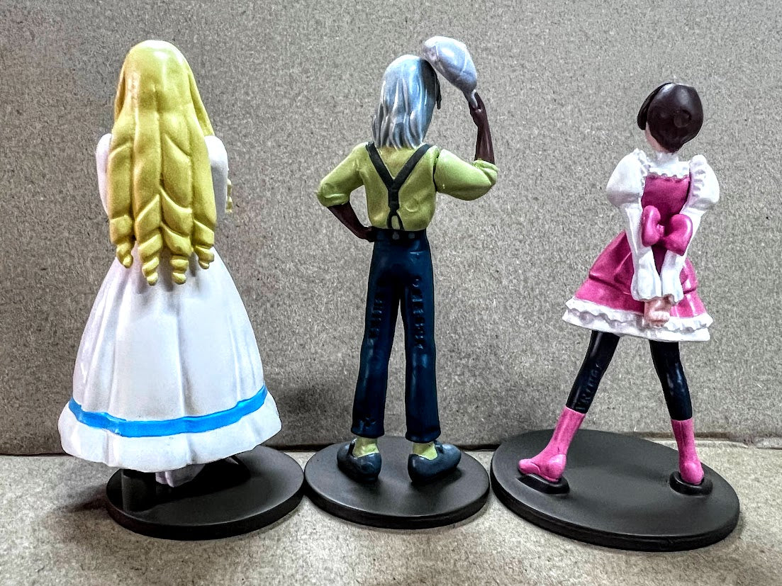 Bandai Turn A Gundam Loran Cehack, Sochie, Kihel Heim gashapon figures 9cm rare