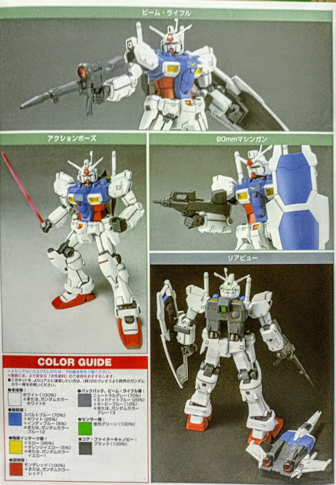Bandai U.C.0083 RX-78GP01 ESFS Gundam Prototype HG grade Gundam GP01 model kit