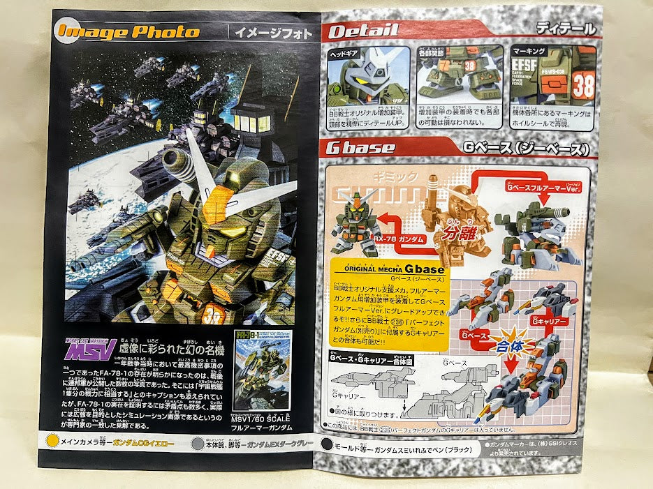Bandai SD Gundam Mobile suit - G Generation FA-78 Full Armor Gundam model kit