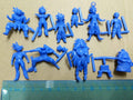 Bandai Dragon Ball gashapon collection 12 mini action figures set Blue rare lot