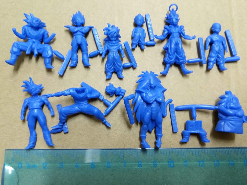 Bandai Dragon Ball gashapon collection 12 mini action figures set Blue rare lot