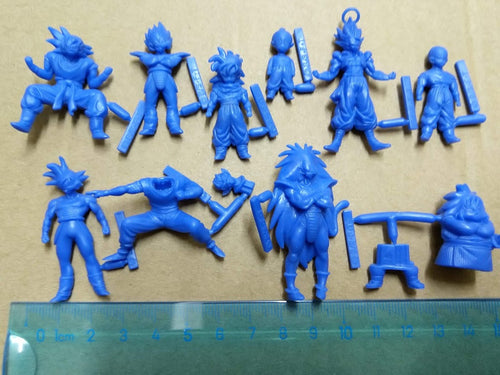 Bandai Dragon Ball gashapon collection 12 mini action figures set Blue rare lot