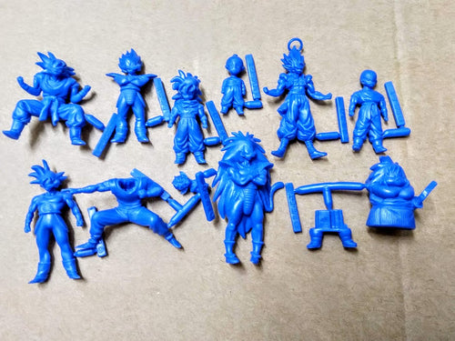 Bandai Dragon Ball gashapon collection 12 mini action figures set Blue rare lot