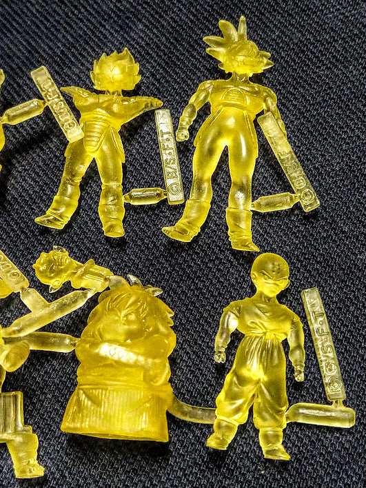 Bandai Dragon Ball gashapon collection 12 mini action figures Yellow lot rare