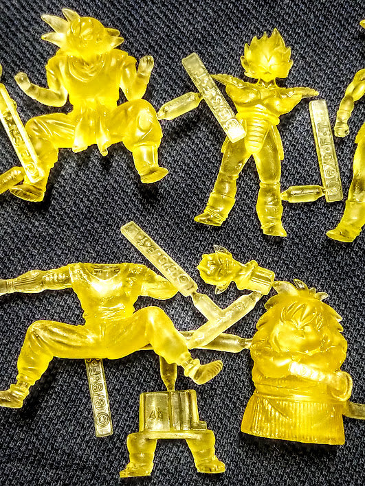 Bandai Dragon Ball gashapon collection 12 mini action figures Yellow lot rare