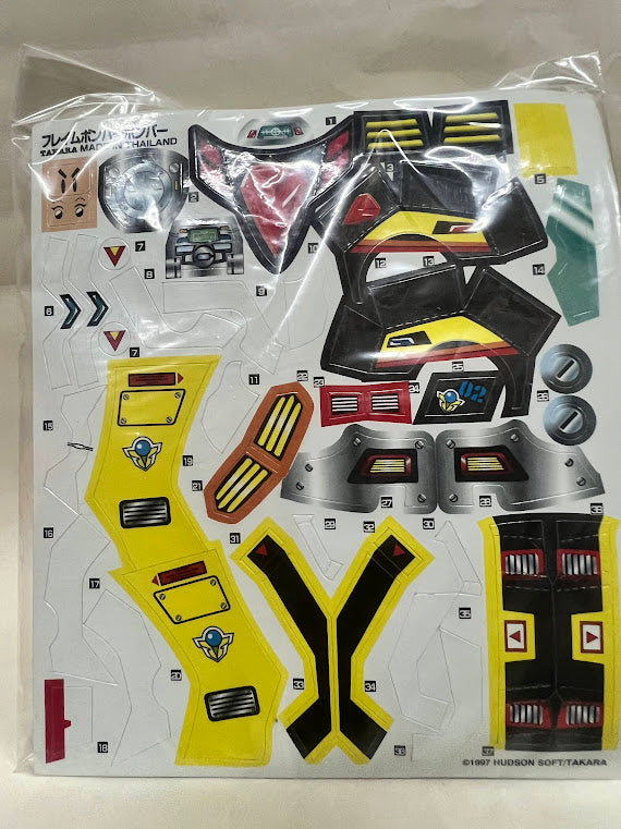 TAKARA Cross Fight B-Daman Bomberman No.99 DX Flame Fighter Action Figure model