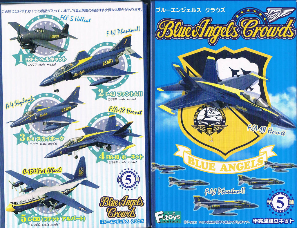 F-Toys 1:144 US Navy Blue Angels - Grumman F6F-5 Hellcat fighter Famous WWII