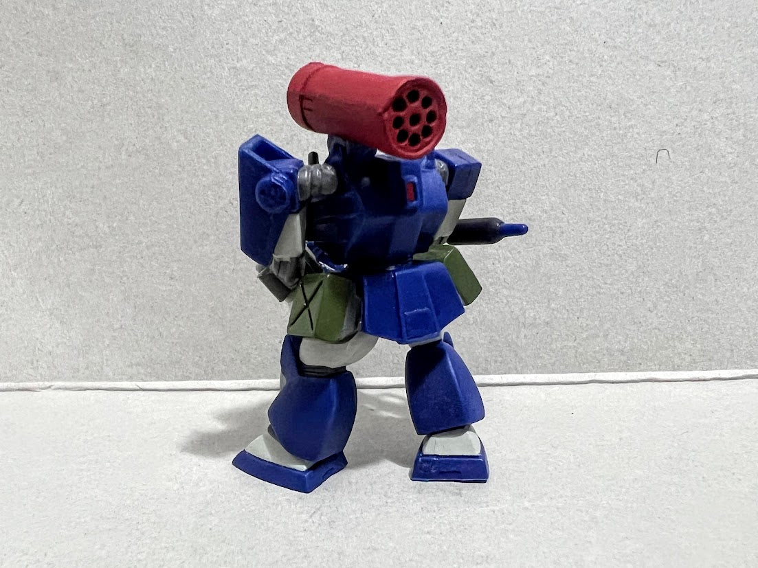 Dougram Battletech Gashapon action figures - F4X Bigfoot Thunderbolt pose 1