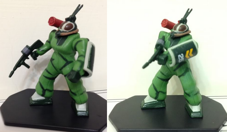 Dougram Battletech Gashapon action figures - Soltic H8 Round Facer x 2 pcs