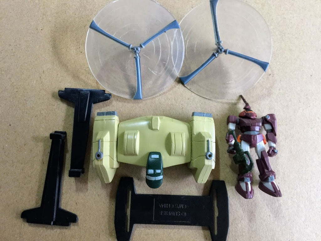 Dougram Battletech Gashapon action figures - Secret item Bushman & Mavellic