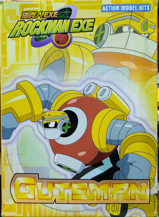 Capcom Megaman Rockman EXE Elec Gutsman box model kit 6 inches Rare