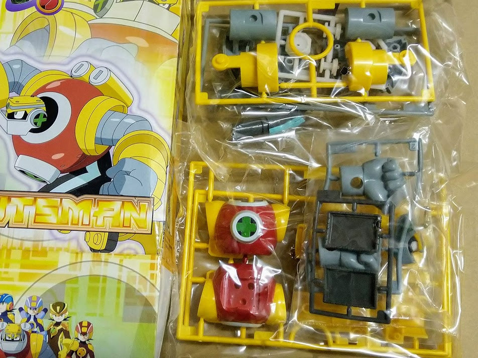 Capcom Megaman Rockman EXE Elec Gutsman box model kit 6 inches Rare