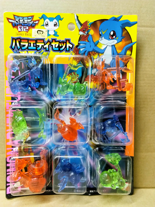 Yutaka Digimon collectible figures V-Mon season 2 - 9 characters made in Japan