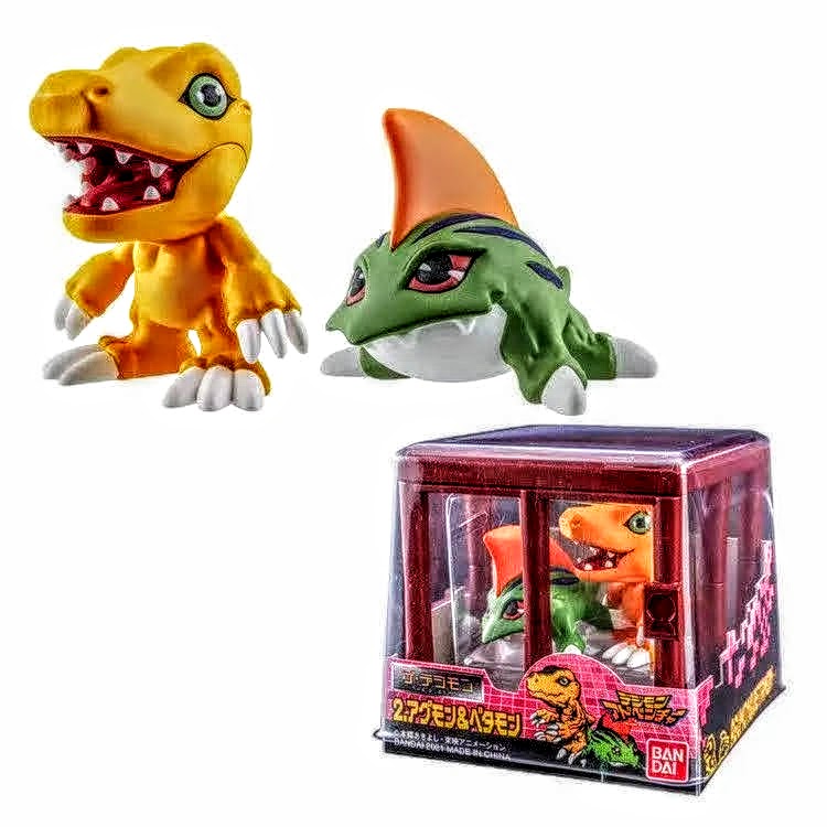 Bandai Digimon Adventure Ghost Game - Agumon + Betamon Monster figure