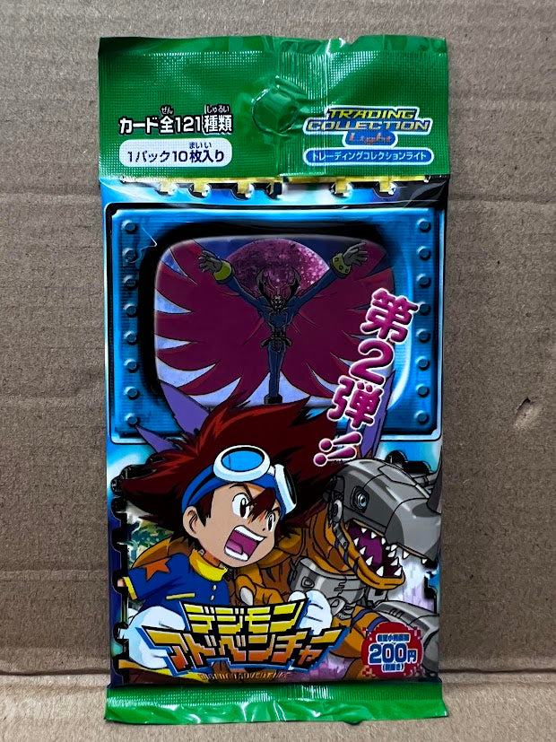 Digimon adventure card game part 2 - 10 cards in bag sealed 1999