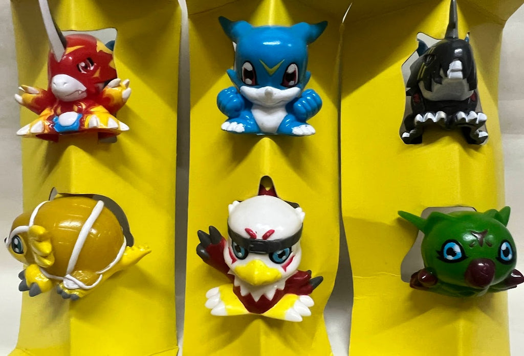 Bandai Digimon gashapon finger figures -  V-Mon 6 figures set lot