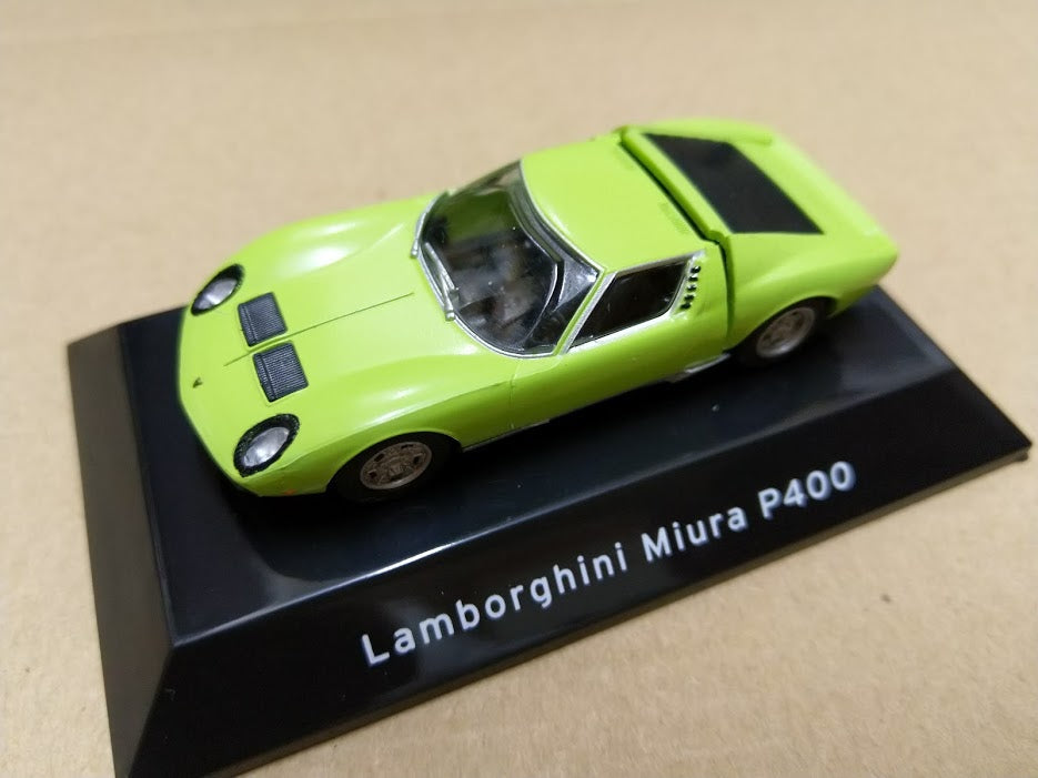 F-Toys 1/64 HO Sport Racing Car Lamborghini next Miura P400 model Green