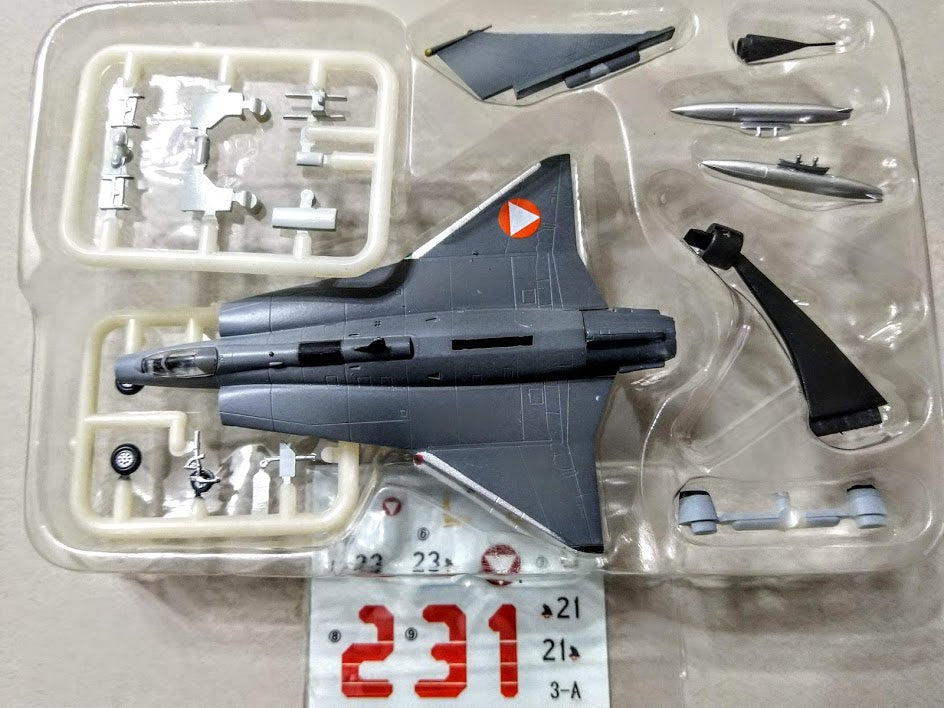 F-toys 1/144 70's Jet Austria Army Air Force SAAB J35F Draken model kit #3A kit