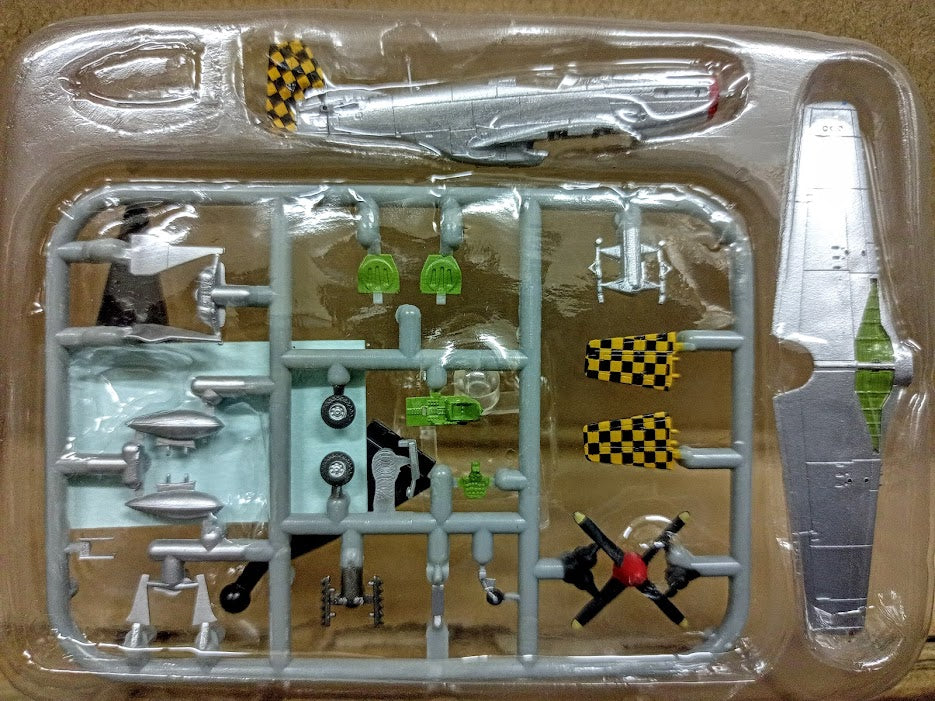 F-Toys 1:144 WKC VS1 WWII Aircraft USAAF P-51D Mustang 318FS Model kit # 2D