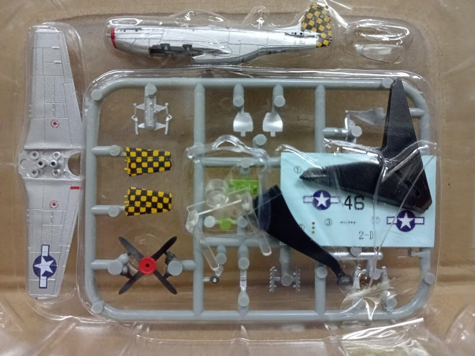 F-Toys 1:144 WKC VS1 WWII Aircraft USAAF P-51D Mustang 318FS Model kit # 2D