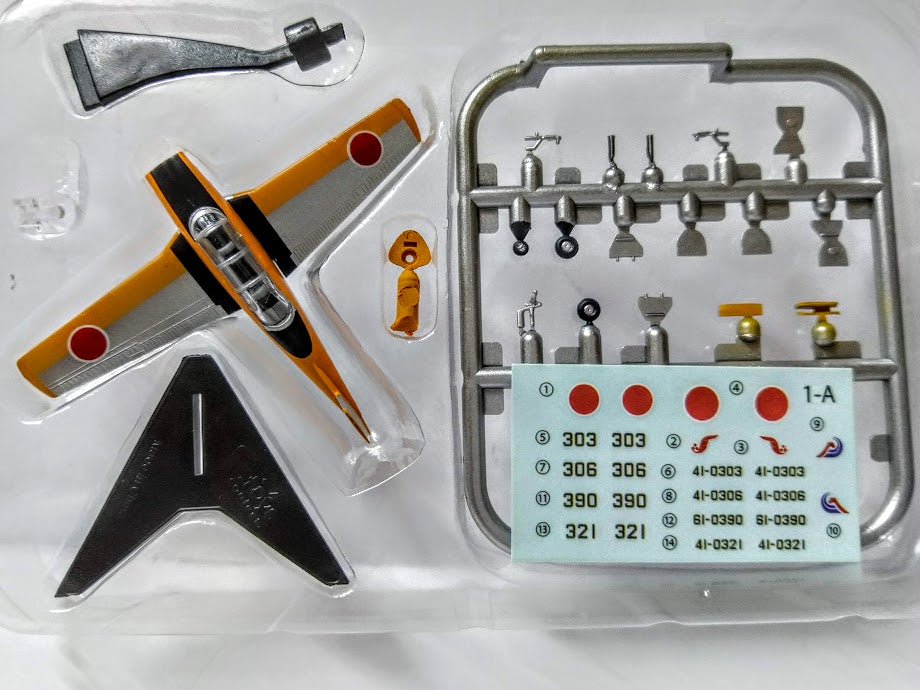 F-Toys 1/144 JASDF aircraft Beechcraft T-34A Mentor #1A 12th Training model kit
