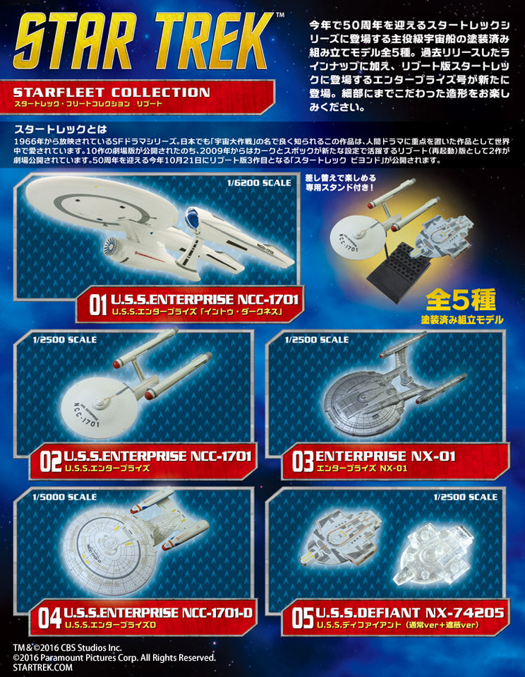F-toys Star trek -1/6200 Enterprise Space Cruiser NCC-1701 home kit