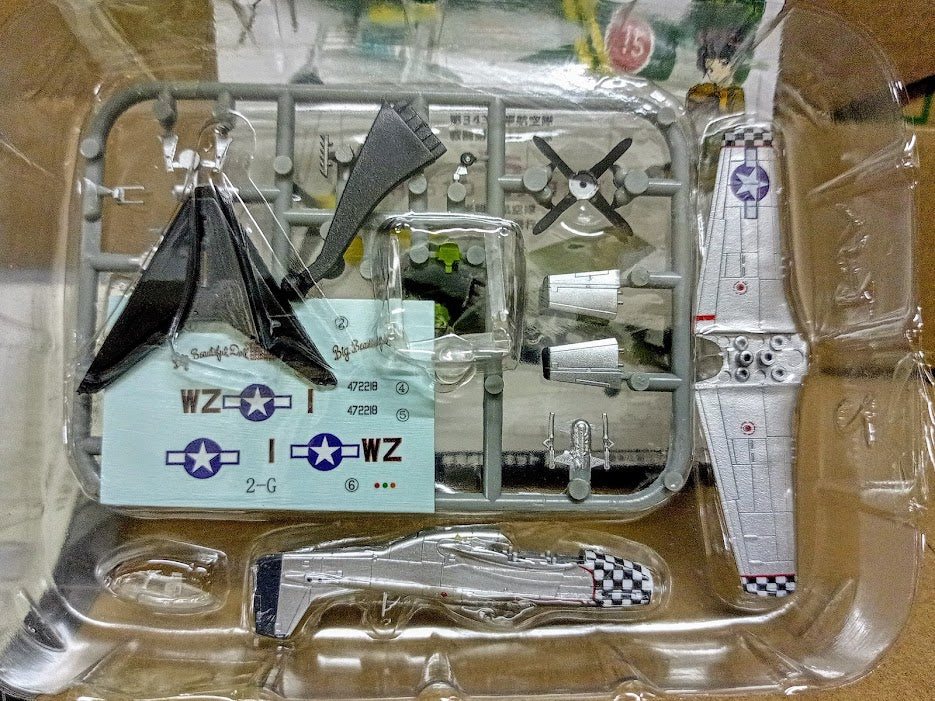 F-Toys 1:144 WKC VS1 WWII Aircraft USAAF P-51D Mustang 78FG Cmd Model kit # 2G