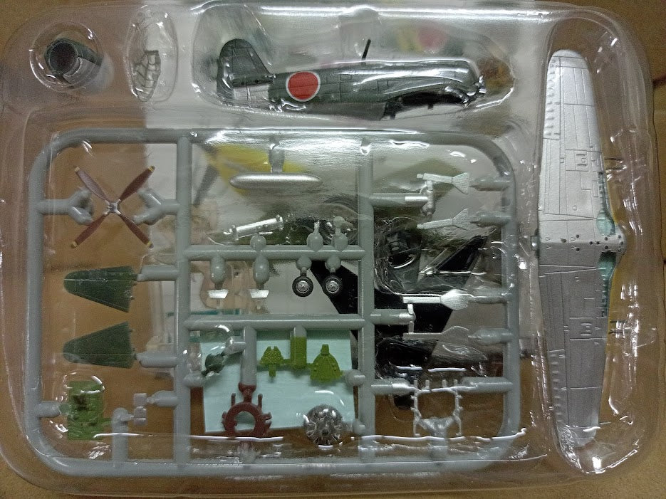 F-Toys 1:144 VS1 WWII Japan fighter N1K2-Ja Shiden Kai George Model Yokosuka #1E