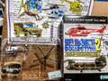 F-toys 1/144 Heliborne 2 #2B OH-6 California Highway Patrol & UN Hummer kit
