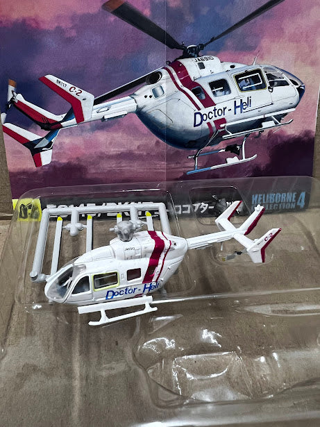 F-toys 1/144 Heliborne 4 #3A Eurocopter EC-145 Doctor heli Emergency Helicopter