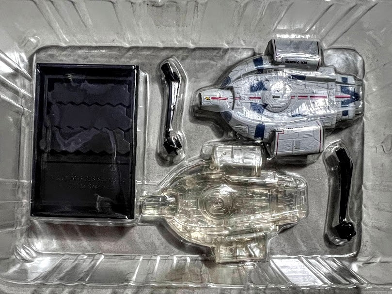 F-toys Star trek 1/2500 Space ship USS Defiant NX74205 Normal & Transparent ver.