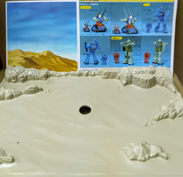Bandai Gundam 0079 Battle Theatre Scene Diorama model kit - Ramba Rai's Assault