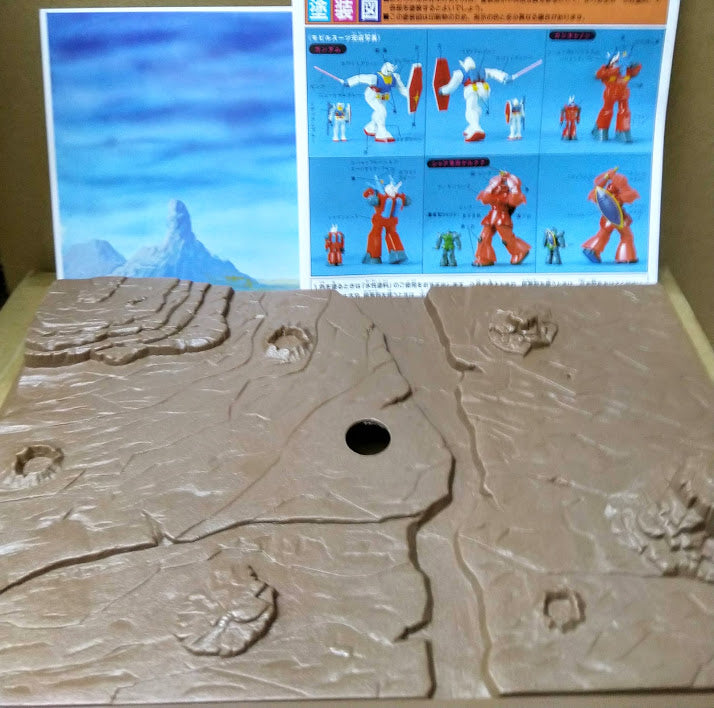 Bandai Gundam 0079 Battle Theatre Scene Diorama model kit - Texas Char Gelgoog