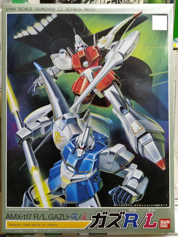 Bandai ZZ Gundam 0088-1/144 Neo Zeon Mobile Suit AMX-117 L/R Gazu model kit