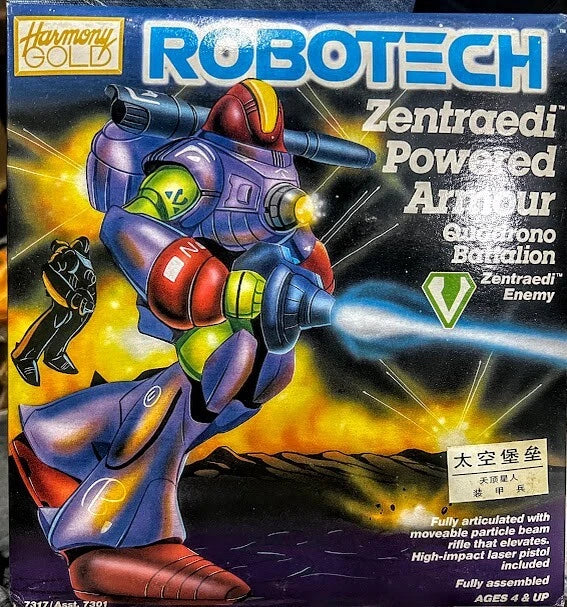 Harmony Gold Robotech Macross Zentradi Power Armor Quadrono Battalion Figure