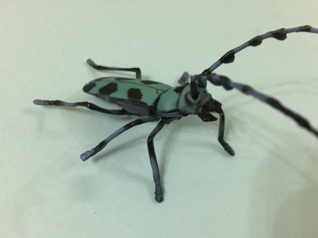 Furuta Kaiyodo Choco egg animal figure - Lapiz Lazuli Long Horned Beetle