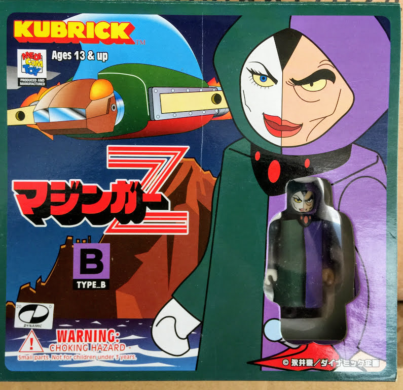 Medicom Mazinger Z KUBRICK Figure Set - Aphrodie A, Boss Borot and Baron Ashura